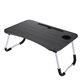 Laptop Table Stand with Small Drawer Portable Folding Desk Notebook Table Stand Lap Tray Bed for Children Student Home