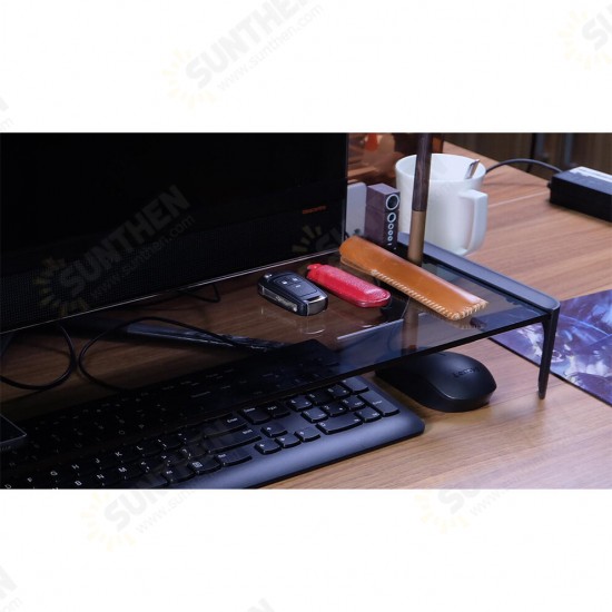 Monitor Laptop Stand Desktop Storage Bracket Desktop Small Table Computer Riser Shelf Display For Home Office