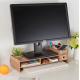 Multi-function Desktop Laptop Stand Computer Monitor Stand Computer Screen Riser Wood Shelf For Notebook TV