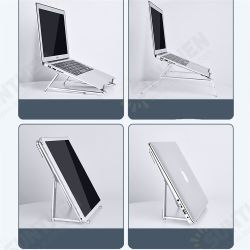 Laptop Stand Foldable Portable Height Adjustable Eye-Level Ergonomic Notebook Laptop Bracket For Notebook Laptop Laptop Stand Foldable Portable Height Adjustable Eye-Level Ergonomic Notebook Laptop Bracket For Notebook Laptop