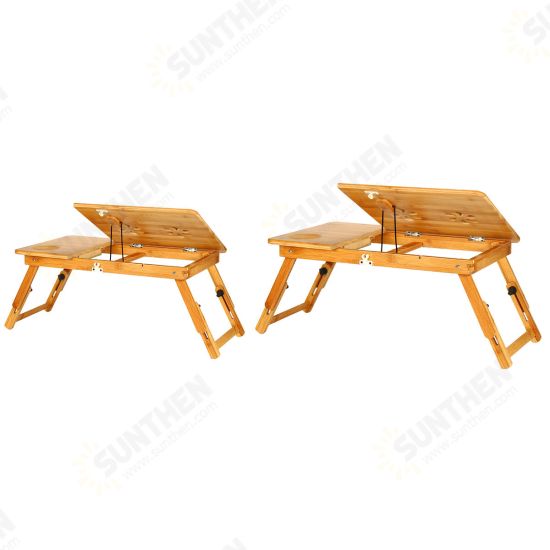 Portable Bamboo Laptop Bed Desk Table Foldable Workstation Tray Lap Fold Portable Bamboo Laptop Bed Desk Table Foldable Workstation Tray Lap Fold