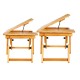 Portable Bamboo Laptop Bed Desk Table Foldable Workstation Tray Lap Fold
