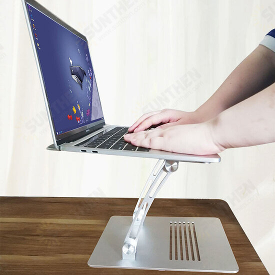 Laptop Stand Bracket Portable Adjustable Ergonomic Lifting Desktop Cooling Pad for 11-17.3 inch Laptops SE-S29-1