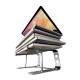 U4 Ergonomic Laptop Stand Aluminum Laptop Holder Foldable Desktop Holder Laptop Riser with Mobile Holder