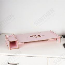 Wooden Laptop Stand Desktop Riser storage Drawer Organizer 2 Tiers Computer Stand Ofiice Supply For Home Office Wooden Laptop Stand Desktop Riser storage Drawer Organizer 2 Tiers Computer Stand Ofiice Supply For Home Office