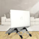 YDA-007 Foldable Laptop Stand Notebook Holder Portable Lapdesk Bracket for 11-15.6 inch Laptops