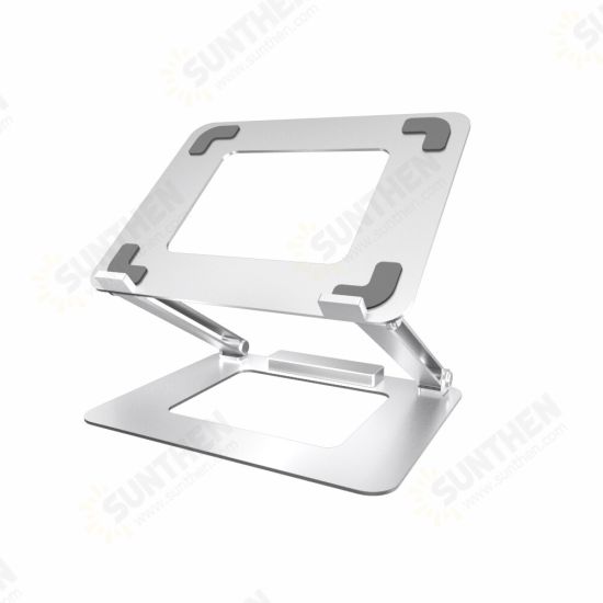 N37-3 Laptop Stand with USB 3.0 Interface Portable Bracket Foldable Aluminum Alloy Computer Heat Dissipation Bracket