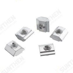 10Pcs M5 Sliding T Nut For 2020 Series T Slot Aluminum Profile CNC Engraver Printer 10Pcs M5 Sliding T Nut For 2020 Series T Slot Aluminum Profile CNC Engraver Printer