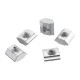 10Pcs M5 Sliding T Nut For 2020 Series T Slot Aluminum Profile CNC Engraver Printer