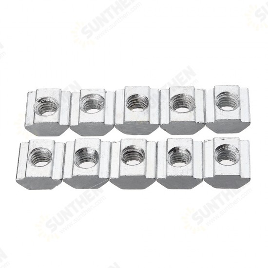 10Pcs M5 Sliding T Nut For 2020 Series T Slot Aluminum Profile CNC Engraver Printer