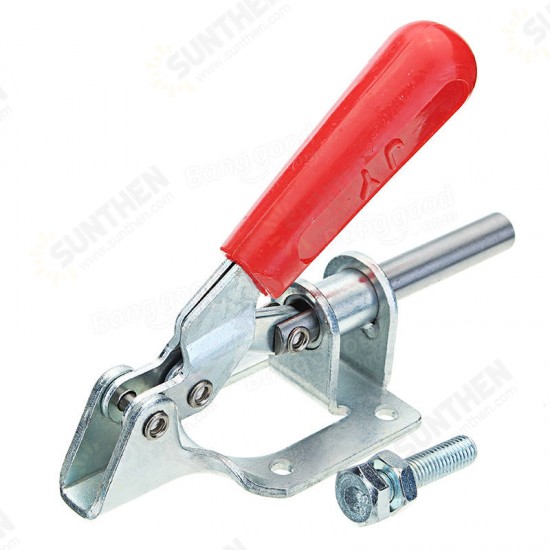 136Kg/300Lbs Quick Push Pull Type Toggle Clamp Straight Line Action Clamp 32mm Plunger Stroke