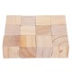 1.5/2/3/4cm Pine Wood Square Block Natural Soild Wooden Cube Crafts DIY Puzzle Making Woodworking