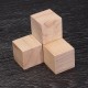 1.5/2/3/4cm Pine Wood Square Block Natural Soild Wooden Cube Crafts DIY Puzzle Making Woodworking