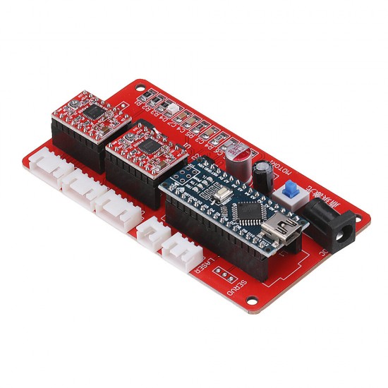 2 Axis GRBL Control Panel Board For DIY Laser Engraving Machine Benbox USB Stepper Driver Board