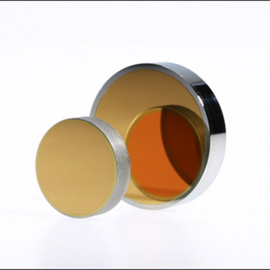 20/25/30mm Dia Reflective Mirror Reflector Si Coated Gold Silicon Laser Reflection Lens for CO2 Laser Cutting Engraving Machine