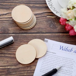 25Pcs Blank Circle Round Wood Chip Sheet Unfinished Laser Engraving Wooden DIY Painted Crafts 25Pcs Blank Circle Round Wood Chip Sheet Unfinished Laser Engraving Wooden DIY Painted Crafts