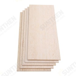 310x100mm 5Pcs Balsa Wood Sheet 7 Thickness Light Wooden Plate for DIY Airplane Boat House Ship Model 310x100mm 5Pcs Balsa Wood Sheet 7 Thickness Light Wooden Plate for DIY Airplane Boat House Ship Model