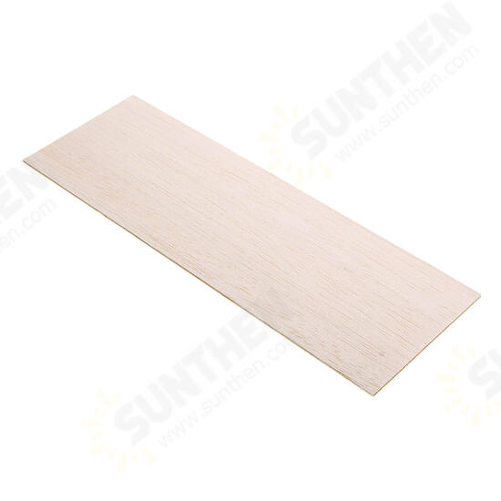 310x100mm 5Pcs Balsa Wood Sheet 7 Thickness Light Wooden Plate for DIY Airplane Boat House Ship Model