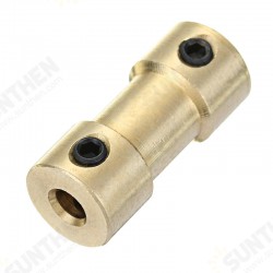 3.17mm-3.17mm Brass Coupler Spindle Motor Shaft Coupling Connector for EleksMill Engraver CNC Router 3.17mm-3.17mm Brass Coupler Spindle Motor Shaft Coupling Connector for EleksMill Engraver CNC Router