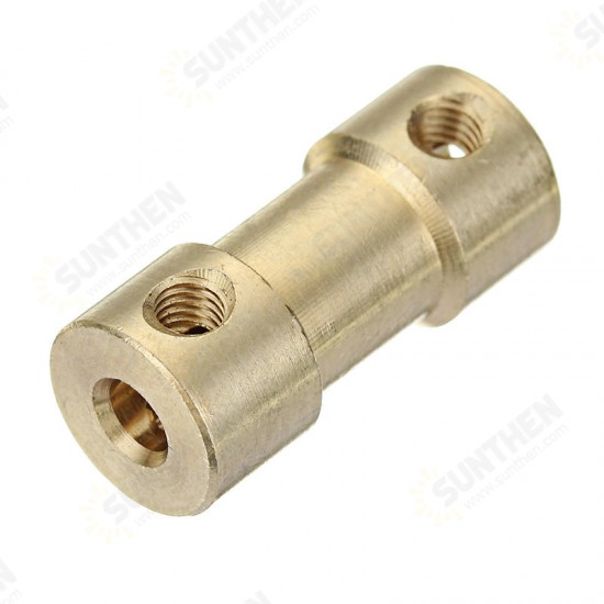 3.17mm-3.17mm Brass Coupler Spindle Motor Shaft Coupling Connector for EleksMill Engraver CNC Router