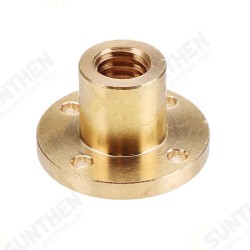 3D Printer T10 2/4/8/10/12mm 300mm Lead Screw 8mm Thread With Copper Nut For Stepper Motor 3D Printer T10 2/4/8/10/12mm 300mm Lead Screw 8mm Thread With Copper Nut For Stepper Motor