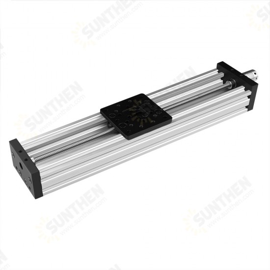 4080U 8mm 250mm/300mm/350mm400mm/450mm Stroke Aluminium Profile Z-axis Screw Slide Table Linear Actuator Kit for CNC Router