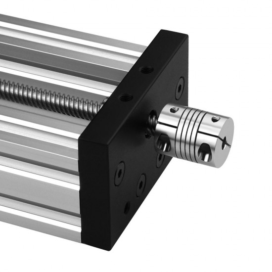 4080U 8mm 250mm/300mm/350mm400mm/450mm Stroke Aluminium Profile Z-axis Screw Slide Table Linear Actuator Kit for CNC Router