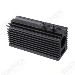 58x22x27mm Black 12mm Aluminum Heat Sink Groove Fixed Radiator Seat Cooling Heat Sink for 12mm Laser Diode Module 58x22x27mm Black 12mm Aluminum Heat Sink Groove Fixed Radiator Seat Cooling Heat Sink for 12mm Laser Diode Module