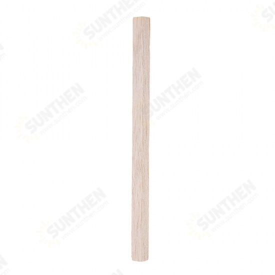 5Pcs/Set 10x10x200mm Square Balsa Wood Bar Wooden Sticks Strips Natural Dowel Unfinished Rods for DIY Crafts Airplane Model