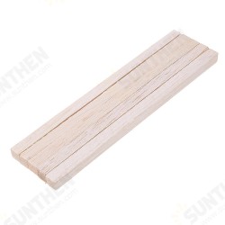 5Pcs/Set 10x10x200mm Square Balsa Wood Bar Wooden Sticks Strips Natural Dowel Unfinished Rods for DIY Crafts Airplane Model