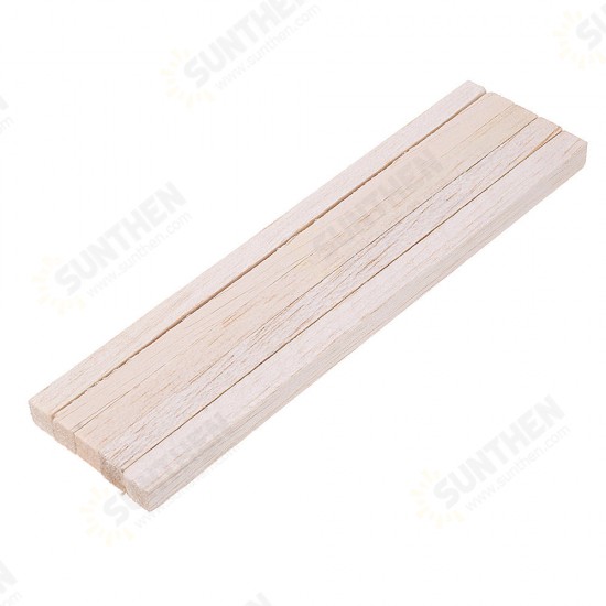 5Pcs/Set 10x10x200mm Square Balsa Wood Bar Wooden Sticks Strips Natural Dowel Unfinished Rods for DIY Crafts Airplane Model 5Pcs/Set 10x10x200mm Square Balsa Wood Bar Wooden Sticks Strips Natural Dowel Unfinished Rods for DIY Crafts Airplane Model