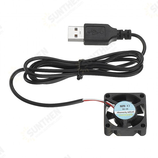 5V Power Supply Cooling Fan Radiator With USB Interface For Laser Module Heat Sink