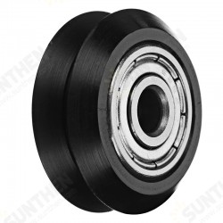 5mm POM Black Idler V Type Wheel Wheels CNC Engraving Millling Machine Accessories 5mm POM Black Idler V Type Wheel Wheels CNC Engraving Millling Machine Accessories