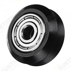 5mm POM Black Idler V Type Wheel Wheels CNC Engraving Millling Machine Accessories 5mm POM Black Idler V Type Wheel Wheels CNC Engraving Millling Machine Accessories
