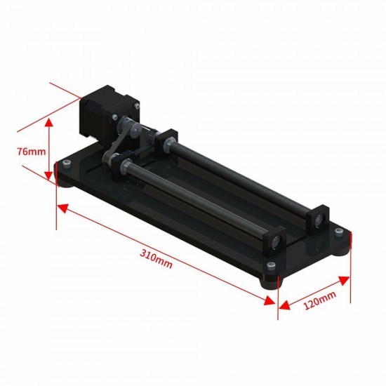 CNC Roller Rotation Axis Rotary Attachment Rotate Engraving Module Stepper Motor Roller Rotate Engraving For Cutting Machine
