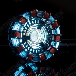 MK1 Acrylic Tony DIY Arc Reactor Lamp Arcylic Kit Illuminant LED Flash Light Set