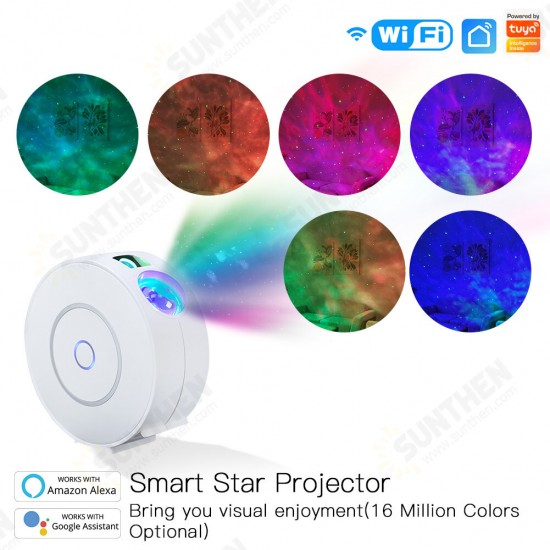 WP-NX-SP WiFi Starry Sky Projector Tuya Smart Star Projector Galaxy Waving Night Light Led APP Wireless Control Alexa Compatible