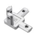 CJ20 T Slot 3 Way 90 Degree Inside Corner Connector Joint Bracket for 2020 Series Aluminum Profile