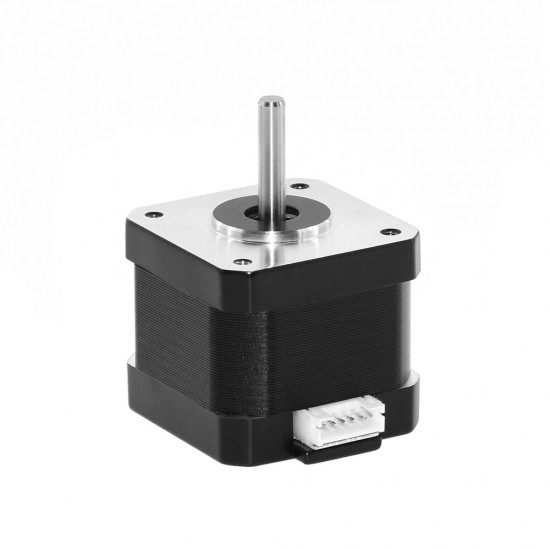 17HS4401S 5Pcs Stepper Motor 42BYGH 1.8 Degree 1.5A 42 Motor 42N.cm 4-Lead with 1m Cable and Connector for DIY CNC 3D Printer Laser Machine