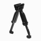 Tactical Bipod Stand Foregrip Adjustable Vertical Tripod 20mm Rail Mount 5 Length