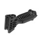 Tactical Bipod Stand Foregrip Adjustable Vertical Tripod 20mm Rail Mount 5 Length