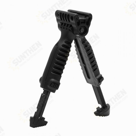 Tactical Bipod Stand Foregrip Adjustable Vertical Tripod 20mm Rail Mount 5 Length