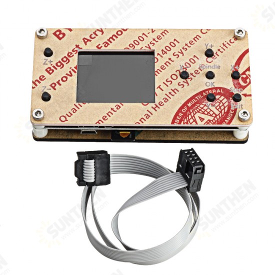 Upgraded 3 Axis GRBL USB Driver Offline Controller Control Module LCD Screen SD Card for CNC 1610 2418 3018 Wood Router Laser Engraving Machine