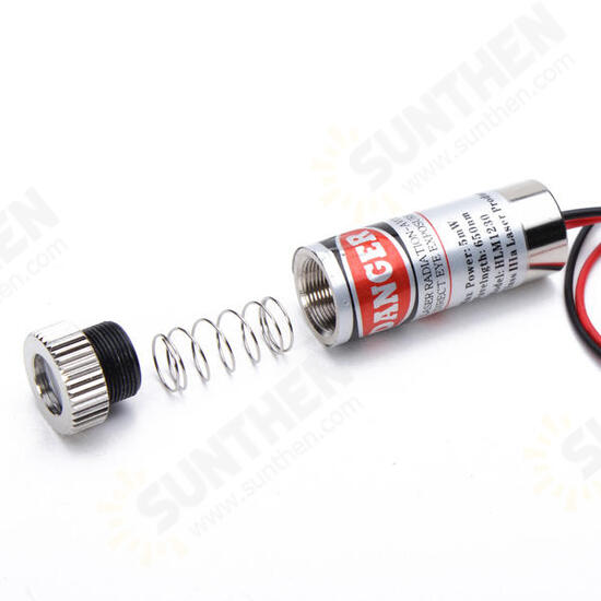 650nm 5mW Focusable Red Line Laser Module Laser Generator Diode