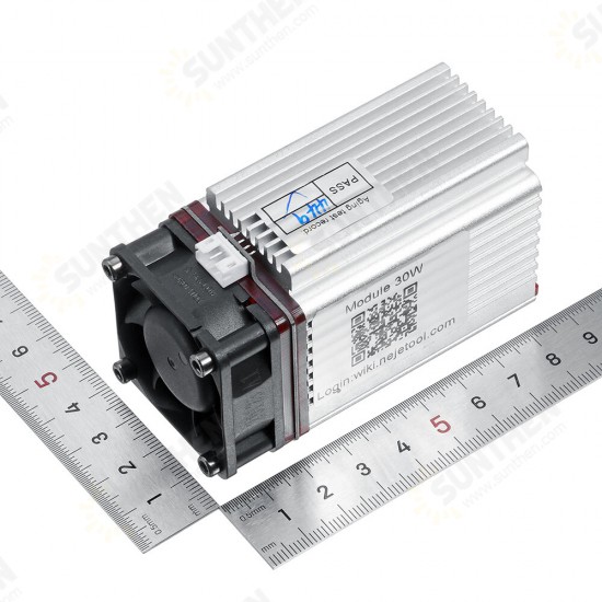 8Pcs/Set 30W Laser Module 2 In 1 Adjustable Variable Focus Lens and Fixed Focal Modified Laser Air Assist For Laser Engraver Machine Laser Cutter 3D Printer CNC Millling