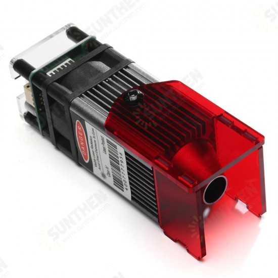 A5 Pro Powerful Laser Module Upgraded Fixed-focus Laser Engraving Cutting Module For Laser Engraver Machine Laser Cutter 3D Printer CNC Milling DIY Laser Ultra-Fine Laser Focal Area