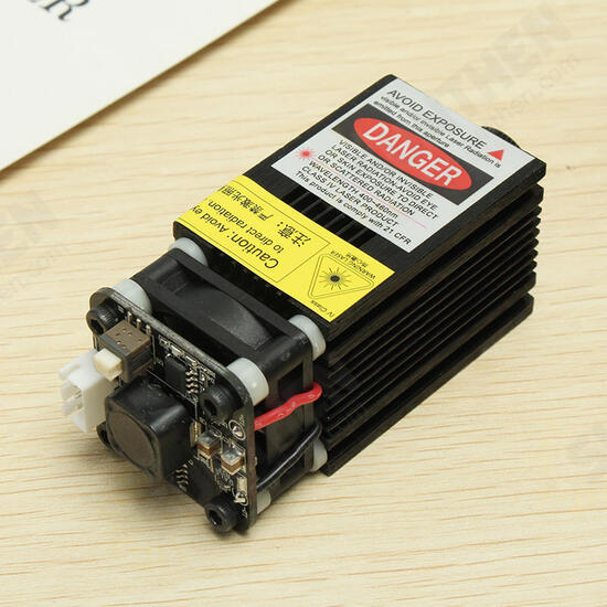 FB03-500 500mW 405nm Blue Violet Laser Module 2.54-3P TTL/PWM Modulation DIY Engraver for EleksMaker