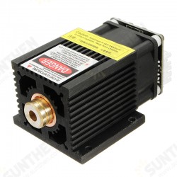 LA03-7000 445nm 7000mW Blue Laser Module 7W Fixed Focus DC 12V TTL/PWM Modulation w/ Heat Sink DIY Laser Engraver Machine for EleksMaker