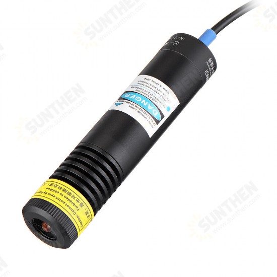 100mW 447nm Fixed Focus Blue Line Laser Module Industrial Positioning Marking Alignment