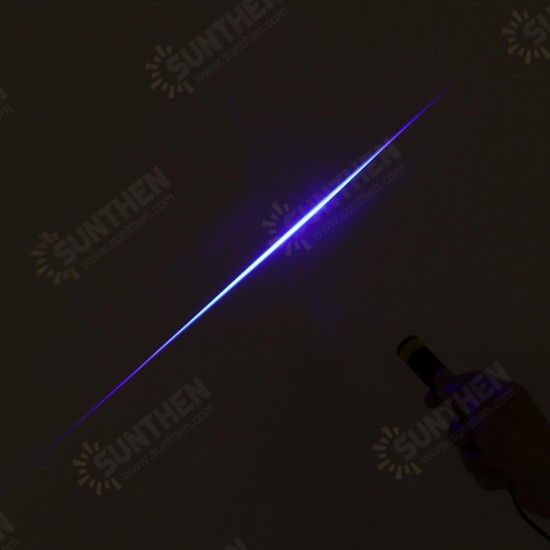 100mW 447nm Fixed Focus Blue Line Laser Module Industrial Positioning Marking Alignment